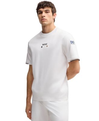 Hugo Boss - Men's Pima-Cotton Print Regular-Fit T-Shirt