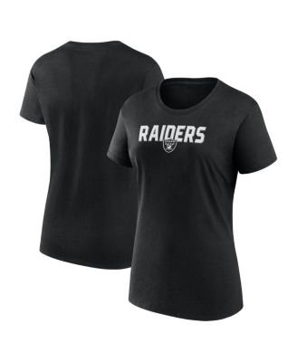 Logo Athletic - Women's Black Las Vegas Raiders Lean T-Shirt