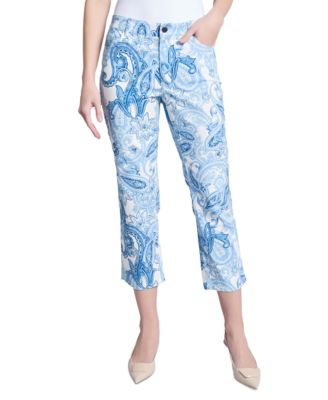 Jones New York - Women's Lexington Paisley-Print Ankle Jeans