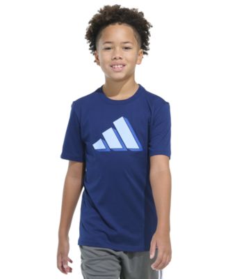 adidas - Big Boys Cotton Big Logo Graphic Crewneck T-Shirt