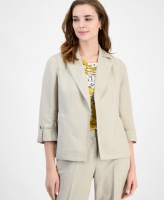 Kasper - Women's Open-Front 3/4-Sleeve Jacket