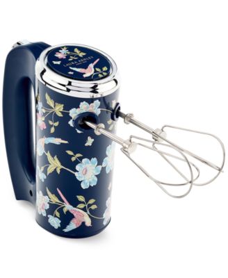 Laura Ashley - Floral-Print 5-Speed 300-Watt Hand Mixer