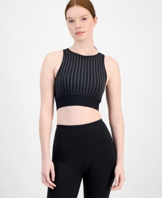 ID Ideology - Women's High-Neck Cutout-Back Sports Bra