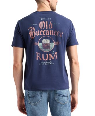 Buffalo David Bitton - Men's Taneer Short Sleeve Graphic Crewneck T-Shirt