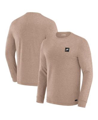 J. Palmer - Men's Tan Philadelphia Eagles Four Down Long Sleeve T-Shirt