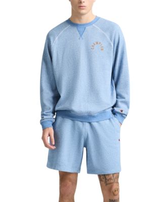 Champion - Men's Raglan Crewneck Logo Sweatshirt