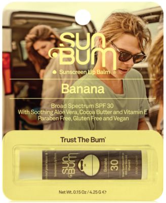 Sun Bum - Sunscreen Lip Balm SPF 30 - Banana, 0.15 oz.