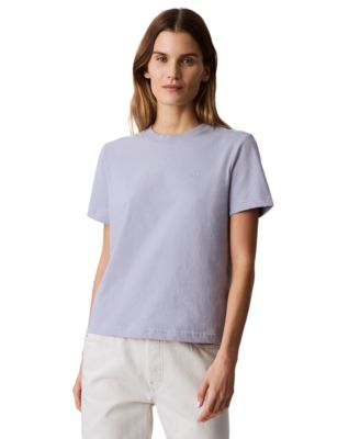 Calvin Klein Jeans - Women's Archive Logo Cotton Crewneck T-Shirt