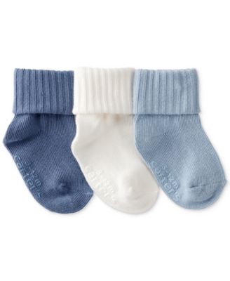 Carter's - Baby Boys 3-Pk. Gripper Socks