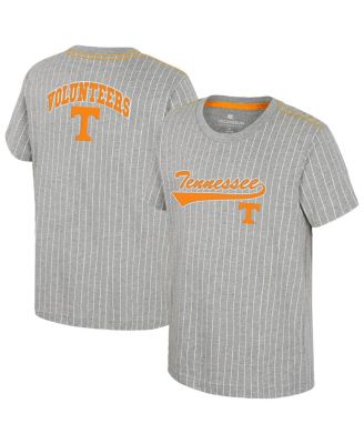 Colosseum - Big Boys and Girls&nbsp;Heather Gray Tennessee Volunteers Airball Baseball T-Shirt