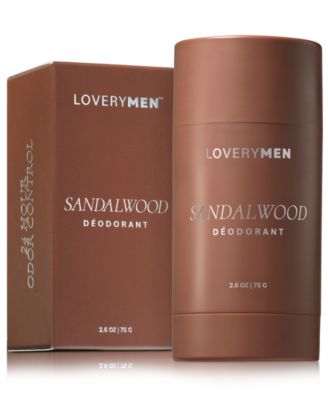 Lovery - LoveryMen Sandalwood Deodorant Stick, 2.6 oz.