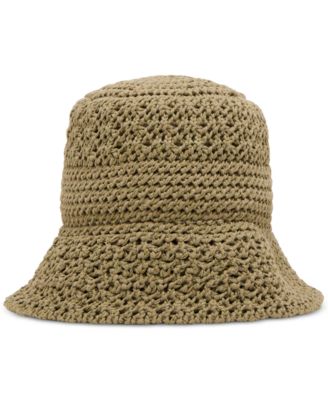Steve Madden - H-Alex Metallic Knit Bucket Hat