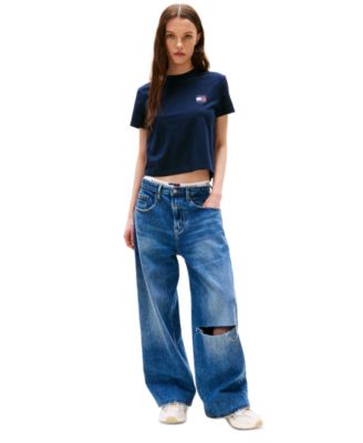 Tommy Jeans - Women's Cotton Logo Graphic T-Shirt