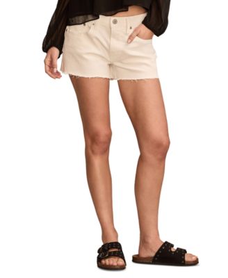 Lucky Brand - Women's Mid-Rise Raw-Hem Festival Shorts