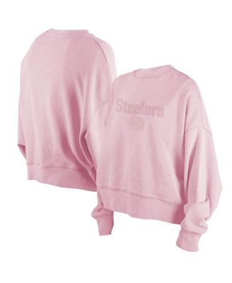 New Era - Women's Pink Pittsburgh Steelers Cozy Pullover Sweatshirt