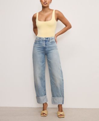 Good American - Women's Good Standard Relaxed-Fit Barrel Jeans