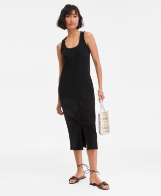 On 34th - Women's Rib-Knit Cardigan Midi Dress