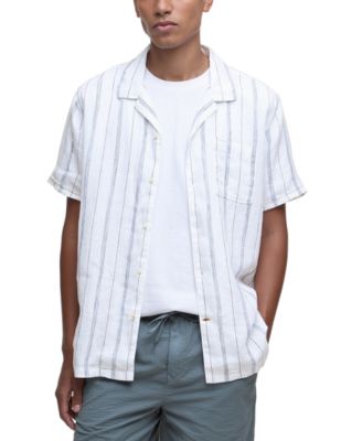 Barbour - Men's Garnock Short Sleeve Striped Button-Front Camp Shirt