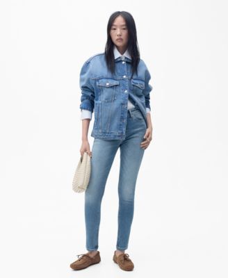 MANGO - Women's Mid-Rise Skinny Jeans