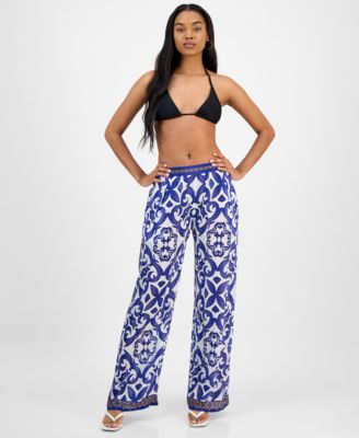 Annia Louisa - Women's Santorini Printed Wide-Leg Pants