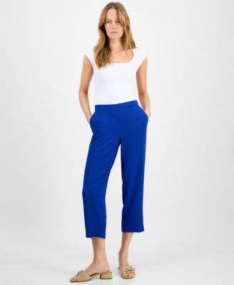AK Anne Klein - Women's Pull-On Cropped Pants