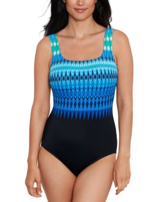 ShapeSolver Sport by Mimi Flamingo - Women's Pioneer Valley Scoop-Neck Swimsuit