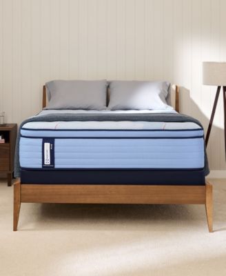 Sealy - Posturepedic Kersall 15" Medium Euro Pillowtop Mattress Set - King