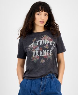 And Now This - Petite St Tropez Graphic T-Shirt