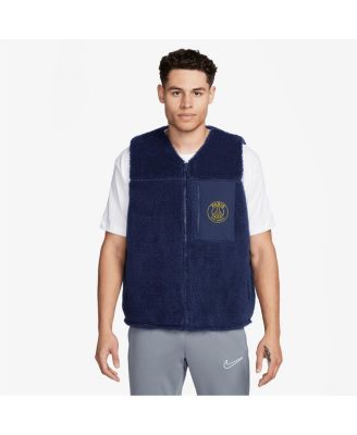Nike - Men's  Navy Paris Saint-Germain Club+ Winterized Full-Zip Vest