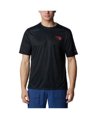 Columbia - Men's Black Oregon State Beavers Terminal Tackle Badge Omni-Shade T-shirt