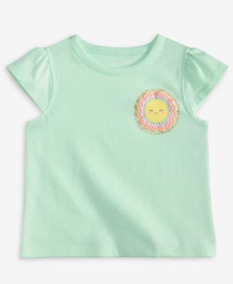 First Impressions - Baby Girls Sun Smile Graphic T-Shirt