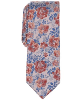 Bar III - Men's Soft Botanical Floral Tie