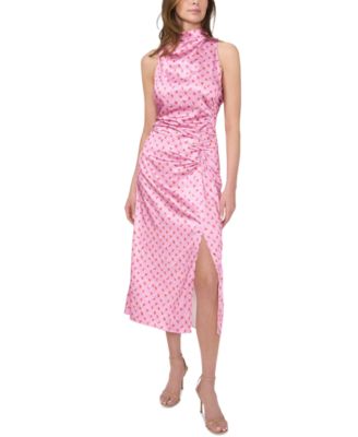 Parker - Women's The Ayla Ruched Mock-Neck Midi Dress