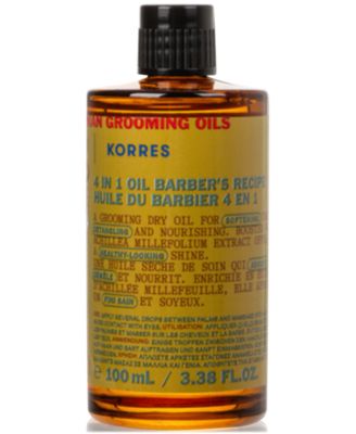 KORRES - Korres Athenian Grooming Barber's 4-In-1 Grooming Oil, 3.38 oz.