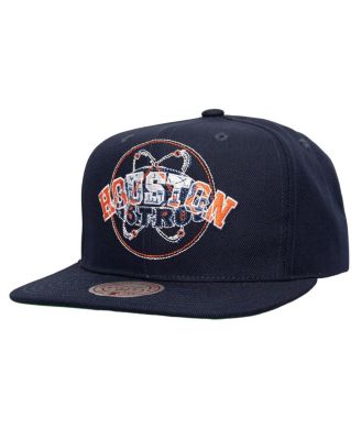 Mitchell & Ness - Men's Navy Houston Astros Double Up Snapback Hat