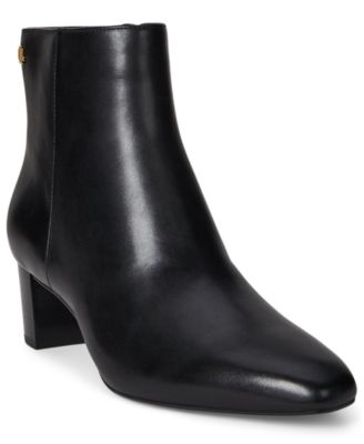 Lauren Ralph Lauren - Women's Demi Burnished Leather Booties