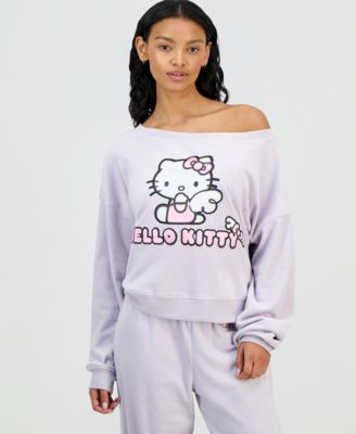 Grayson Threads, The Label - Women's Hello Kitty Graphic Print Sweatshirt