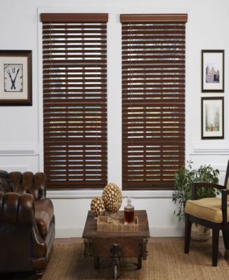 The Cordless Collection - 2 in. Cordless Faux Wood Venetian Blind, 31.5x48