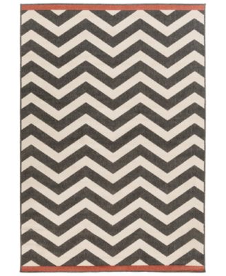 Livabliss - Alfresco ALF-9646 Black 5'3" x 7'6" Area Rug