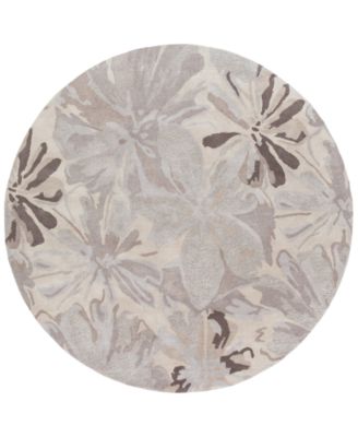 Livabliss - Athena ATH-5135 Taupe 8' Round Area Rug