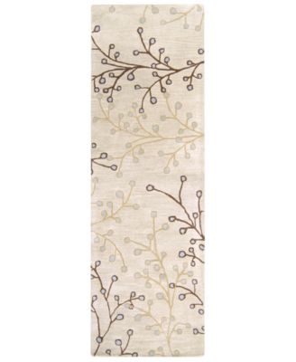 Livabliss - Athena ATH-5008 Taupe 3' x 12' Runner Area Rug