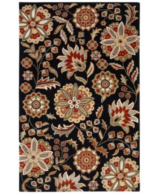 Livabliss - Athena ATH-5017 Black 4' x 6' Area Rug