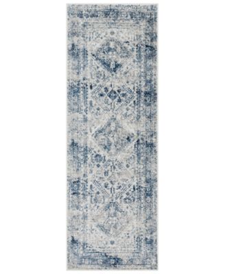 Livabliss - MNC-2313 Sky Blue 2'7" x 7'3" Runner Area Rug