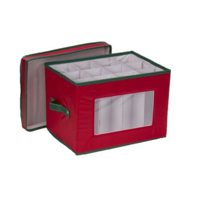 Household Essentials - Holiday Stemware Flute Storage Box