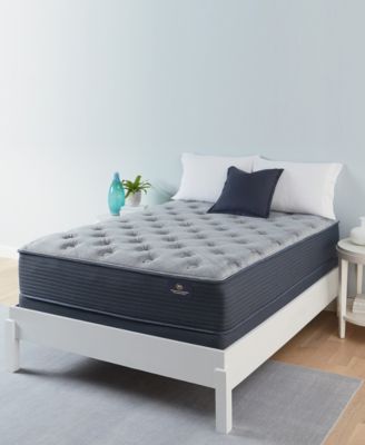 Serta - LUXE Brookton 13.5" Plush Mattress Set- Twin