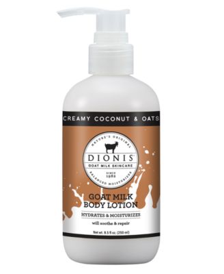Dionis - Goat Milk Body Lotion - Creamy Coconut & Oats, 8.5 oz.