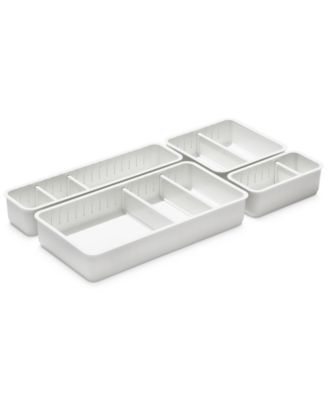 OXO - Good Grips Adjustable Drawer Bins, Set of 4