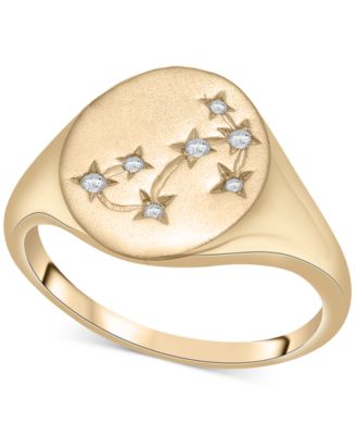 Wrapped - Diamond Scorpio Constellation Ring (1/20 ct. t.w.) in 10k Gold