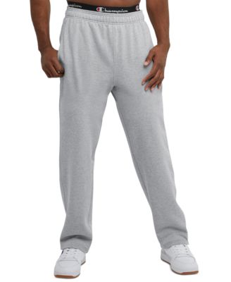 Champion - Men's Big & Tall Powerblend Open Bottom Fleece Sweatpants