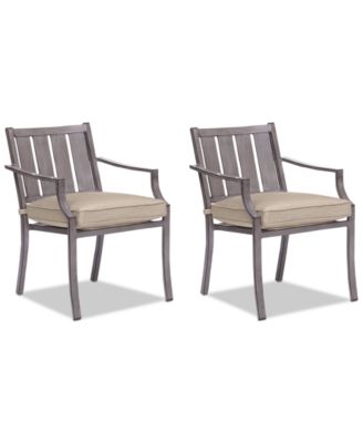 Agio - Set of 2 Wayland Outdoor Dining Chairs, Created for Macy's